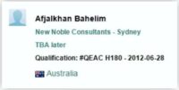 Afjal Khan Bahelim – Qualified Education Agent Counsellors